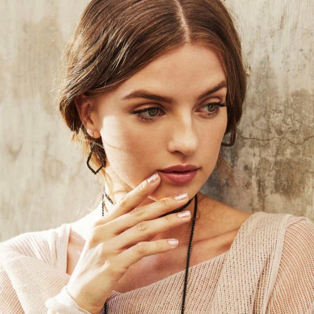 Kendra Scott Sophee Drop Earrings in gunmetal grey